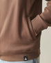 Men's Midweight Half Zip - Chestnut